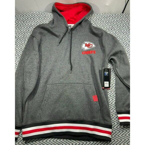 NFL Other - Kansas City Chiefs Gray Hoodie Red Accents Official NFL Team Apparel M Sweatshir
